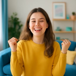 Foto de alegre