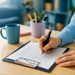 Foto de contrato