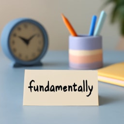Foto de fundamentally
