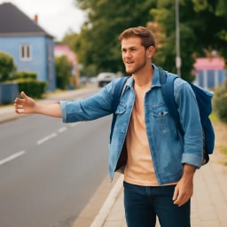 Foto de hitchhike