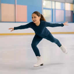 Foto de patinaje sobre hielo