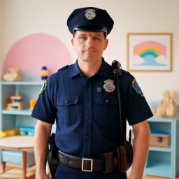 Photo de oficial de policía