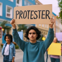 Foto de protester