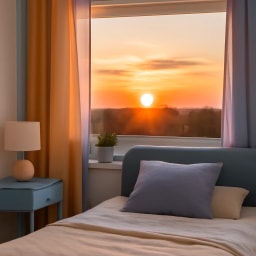Foto de puesta de sol