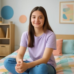Foto de adolescente