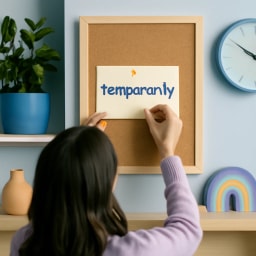Foto de temporarily