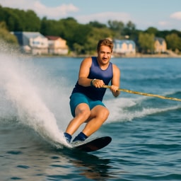 Foto de water skiing
